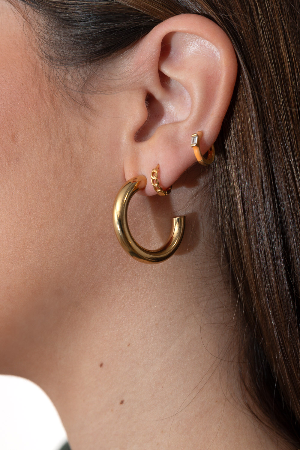 Pendientes Aros Dorados