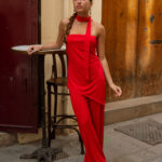 Conjunto Punto Elegante Rojo