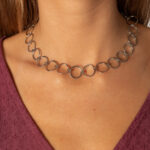 Choker Aros Plata