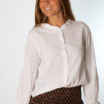 Camisa Diplo Cuello Mao Blanco