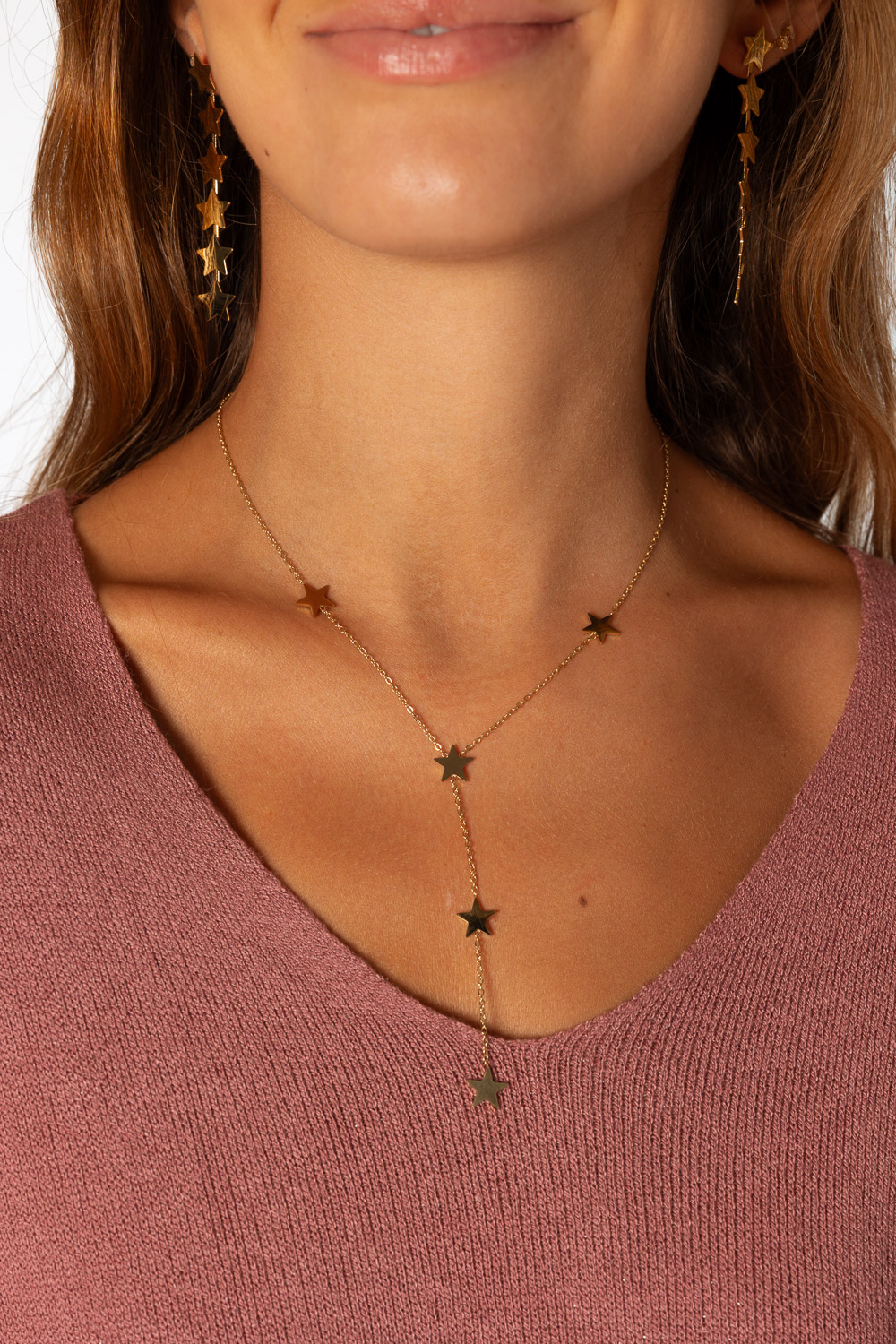 Collar Corto Estrellas