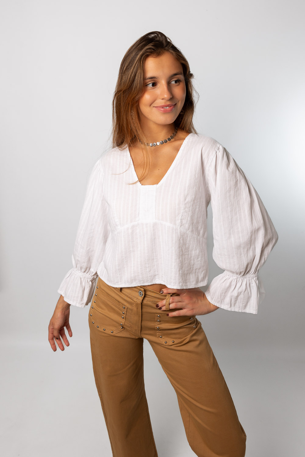 Blusa Canesu Diplo Blanco