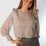 Blusa Delight Volantes Gris