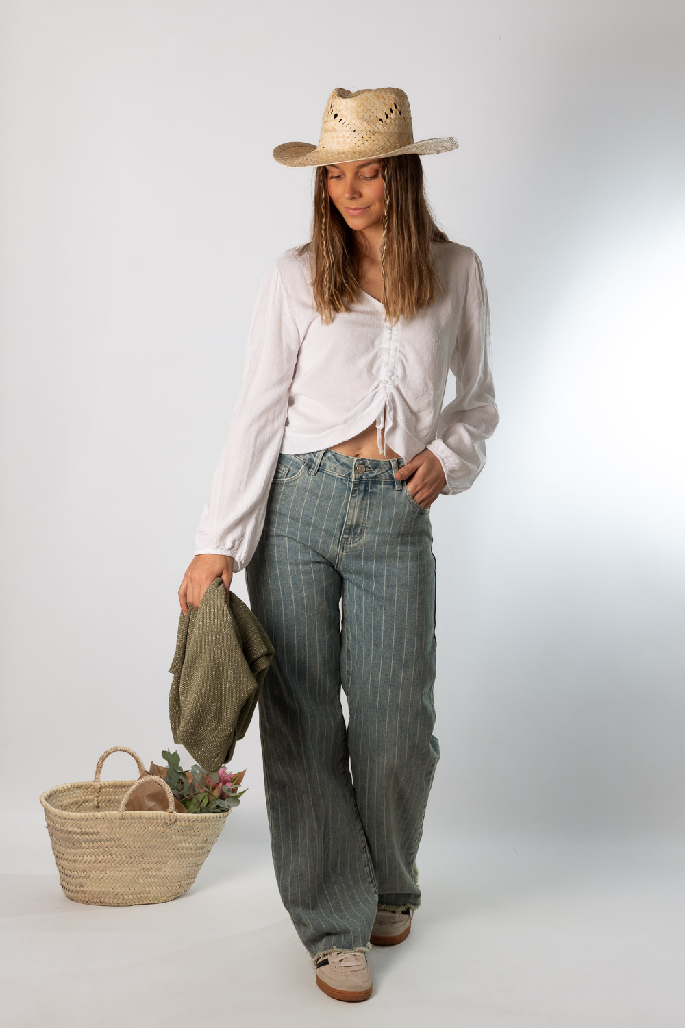 Pantalón Vaquero Raya Diplo Azul