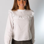Blusa Diplo Lurex Blanco