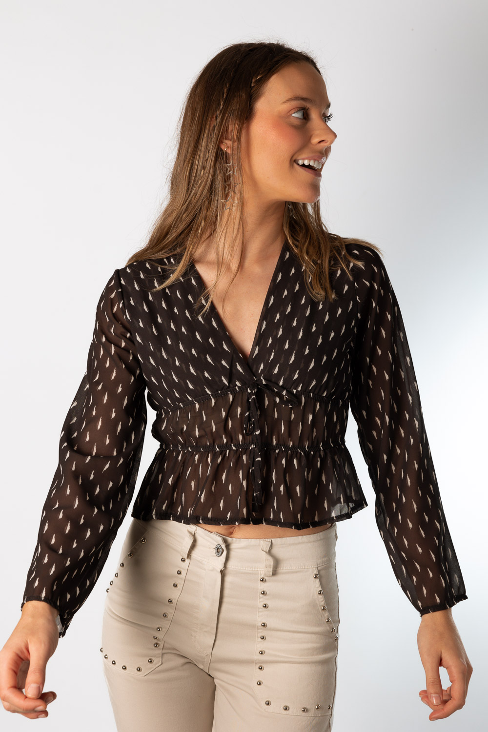 Blusa Wild Side Negro