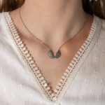 Collar Alas Plateado