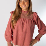 Blusa Bambula Gold Rosa