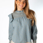 Blusa Bambula Gold Azul