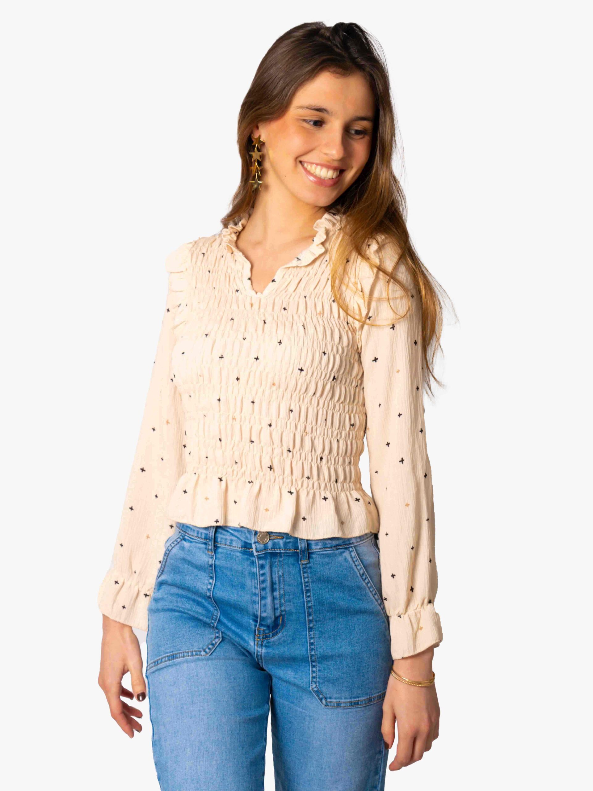 Blusa Bambula Less is More Arena