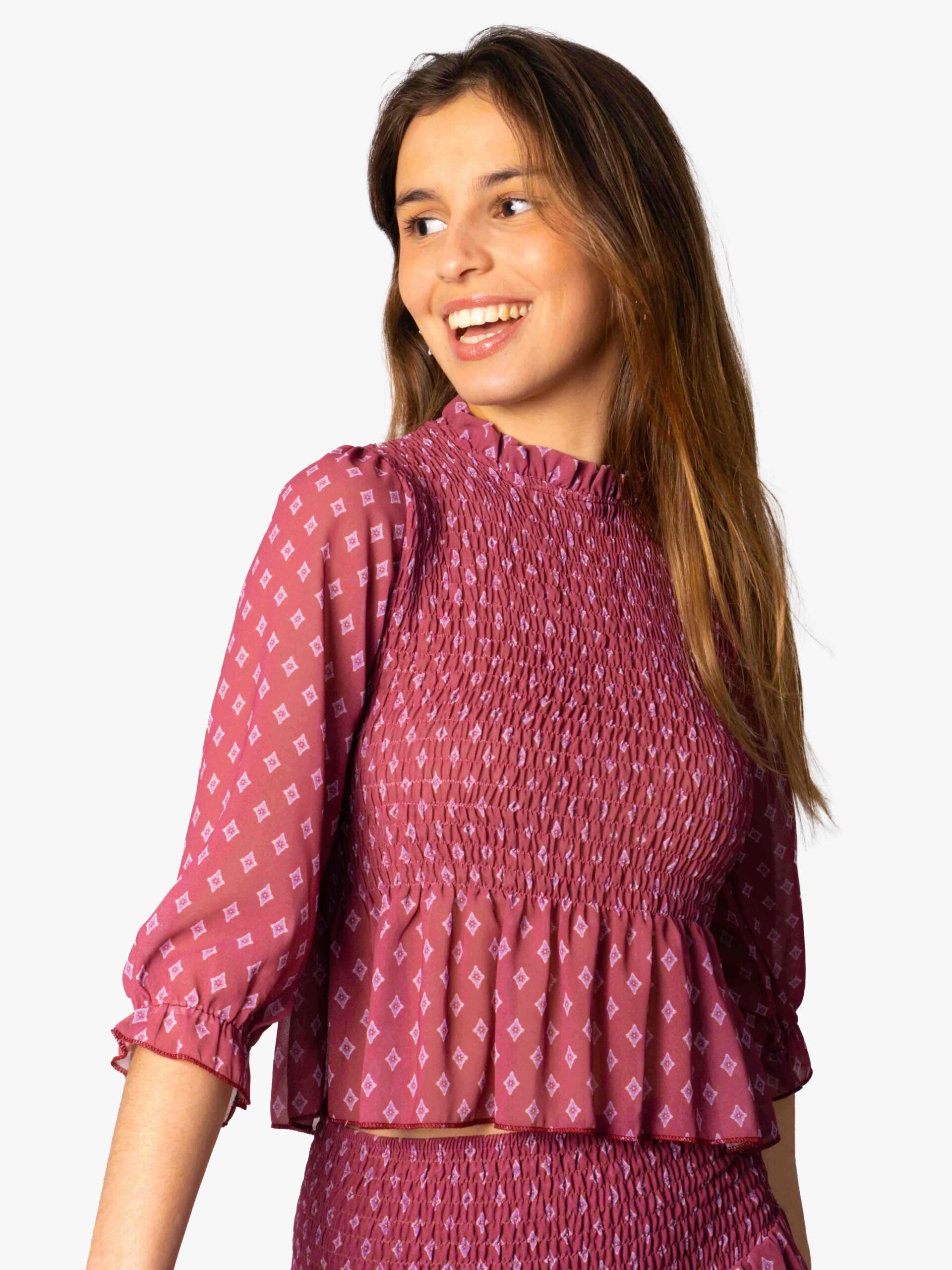 Blusa Nido Abeja Daisy Blush