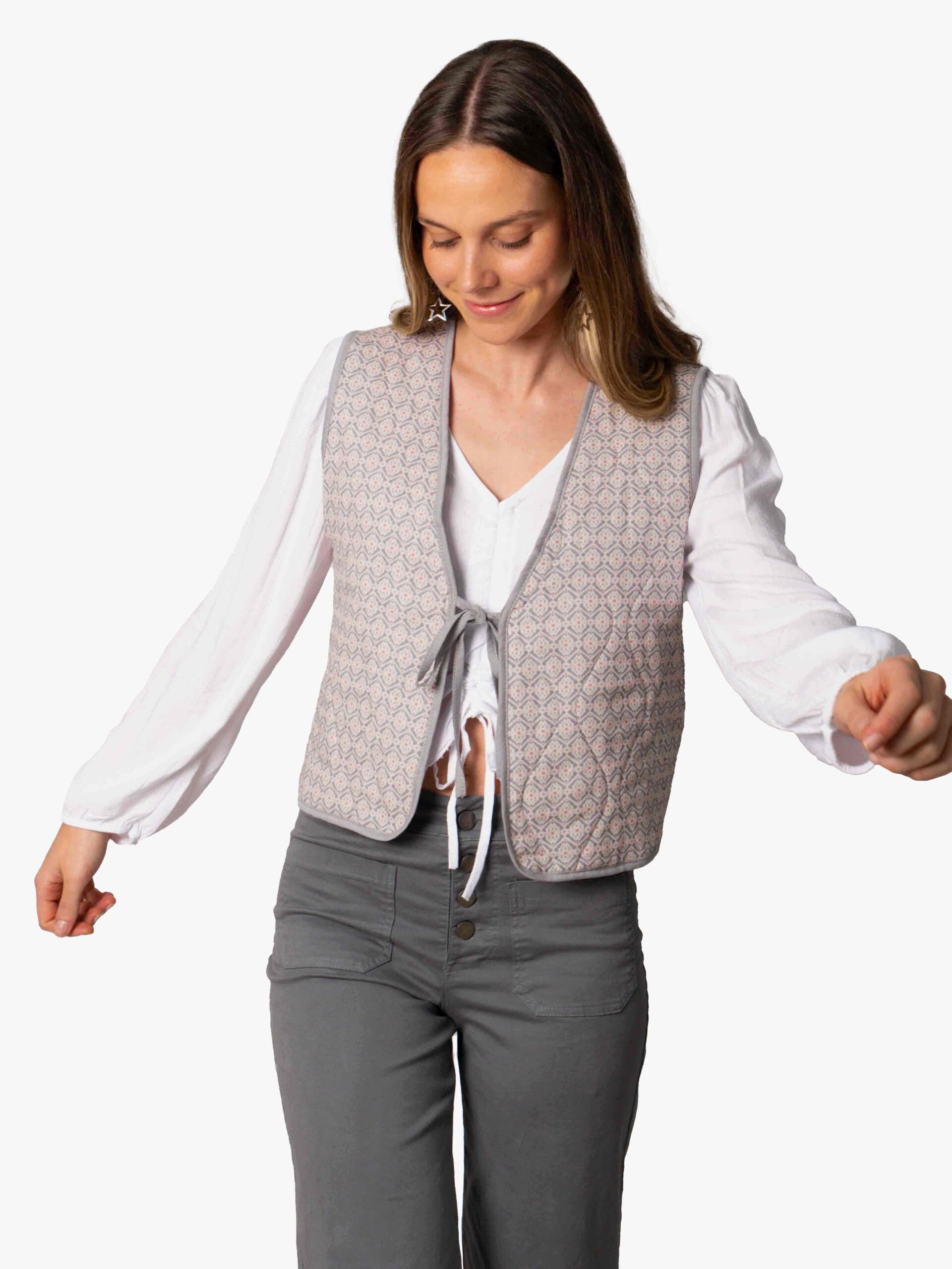 Chaleco Acolchado Delight Gris