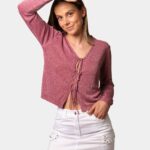 Chaqueta Lúrex Lazadas Blush