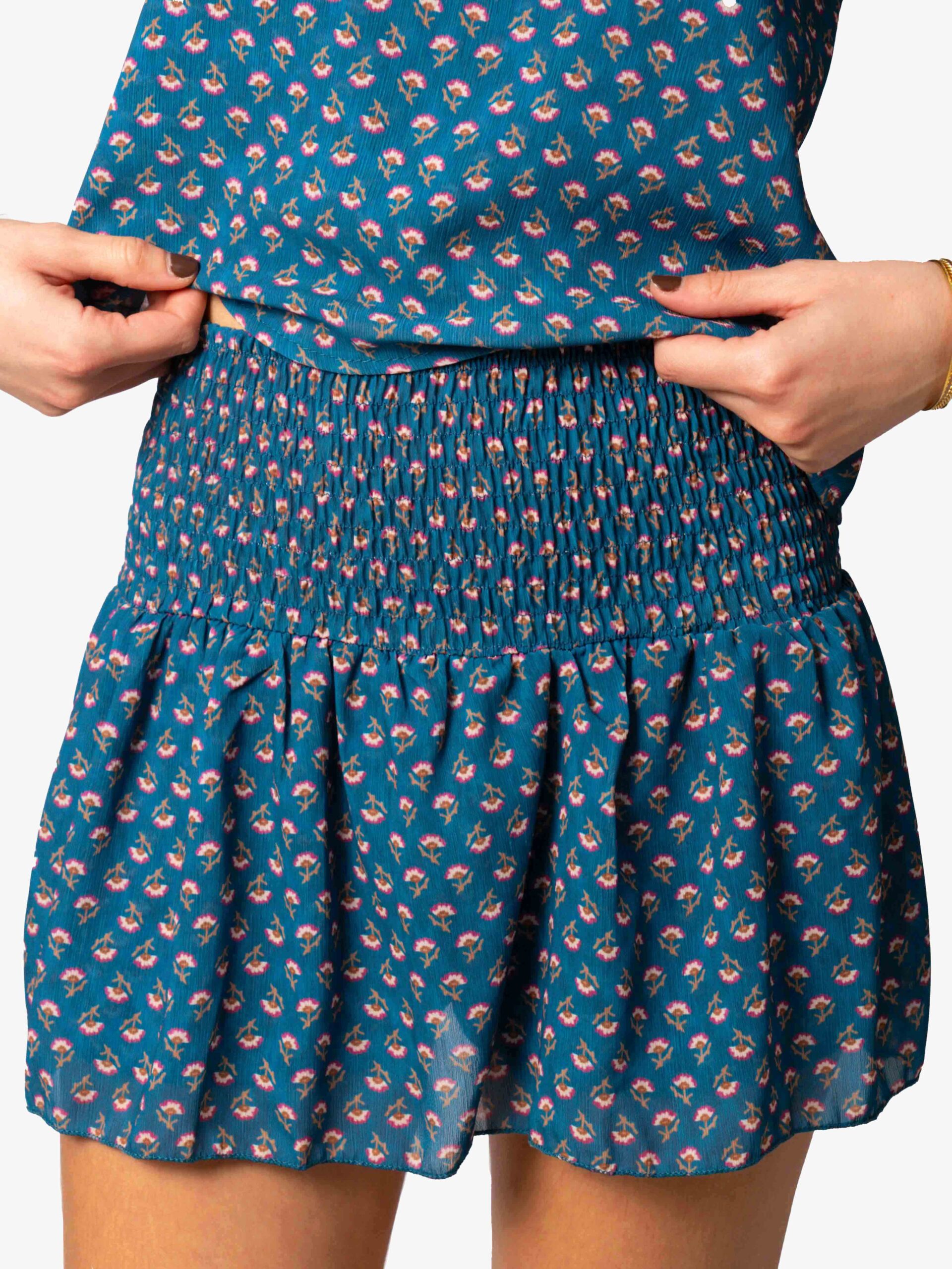 Falda Pantalón Blossom Petróleo