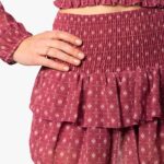 Falda Doble Volante Indie Blush