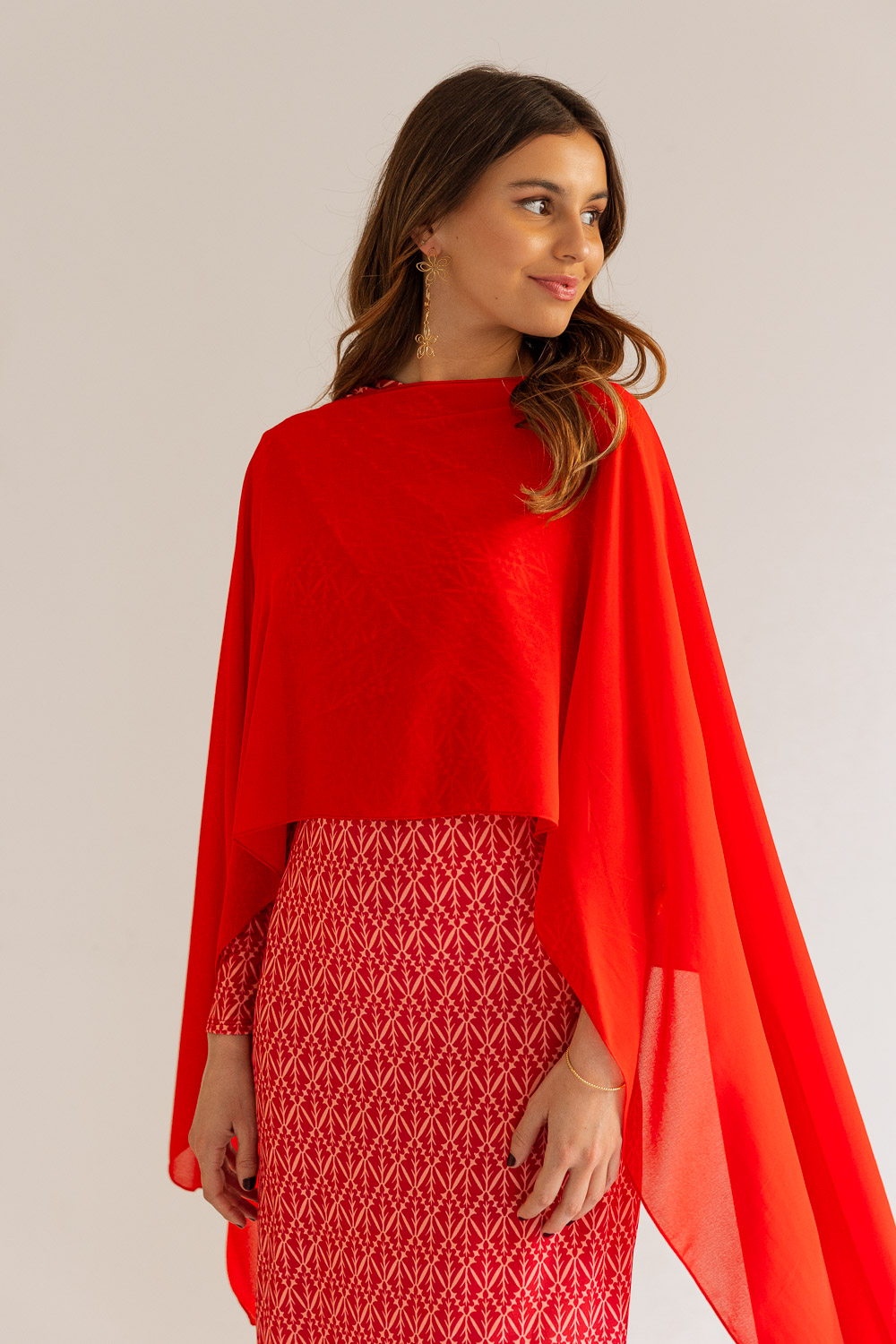 Capa Gasa Rojo