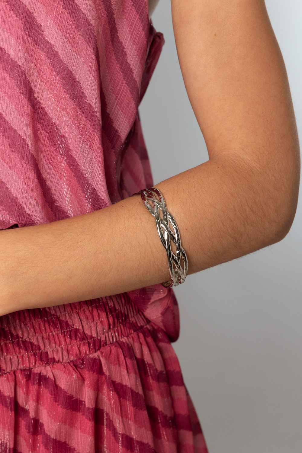 Brazalete Strong Plata