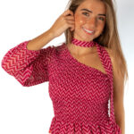 Top Asimétrico Kinda Life Rosa